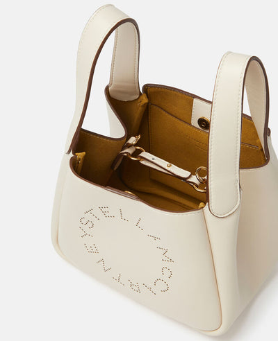 STELLA McCartney Borsa a tracolla con doppio manico e logo
