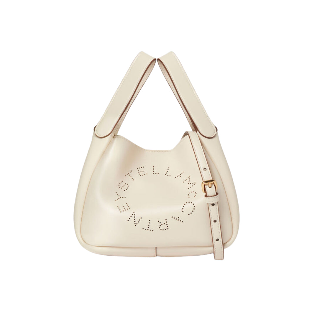 STELLA McCartney Borsa a tracolla con doppio manico e logo