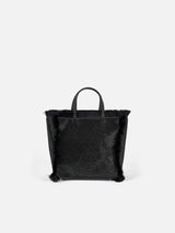 Borsa Mini Vanity con frange e strass neri