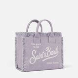 Borsa Colette in canvas di cotone lilla
